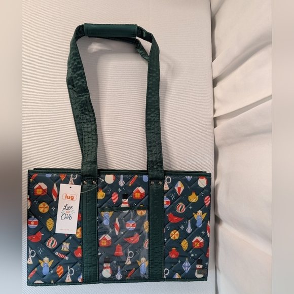 Lug Gallop Collapsible Carry-all Tote Retro Christmas Ornament NWT - Picture 14 of 14